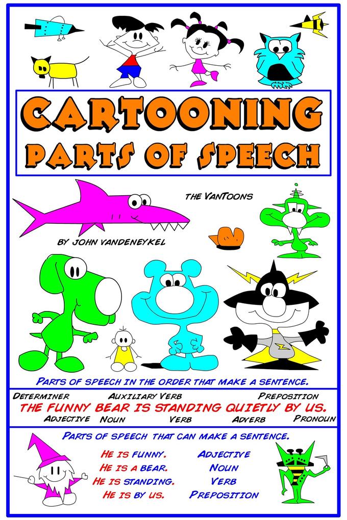 Cartooning Parts of Speech (Grammar and Cartooning #1)