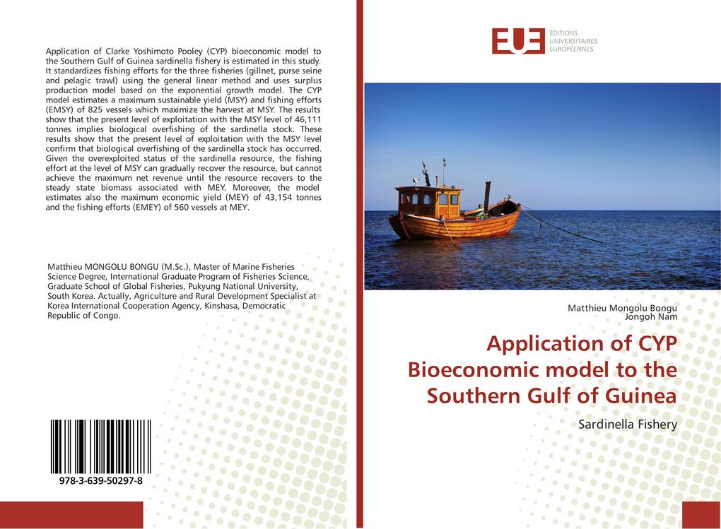 Application of CYP Bioeconomic model to the Southern Gulf of Guinea