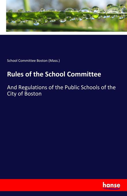 Image of Rules of the School Committee