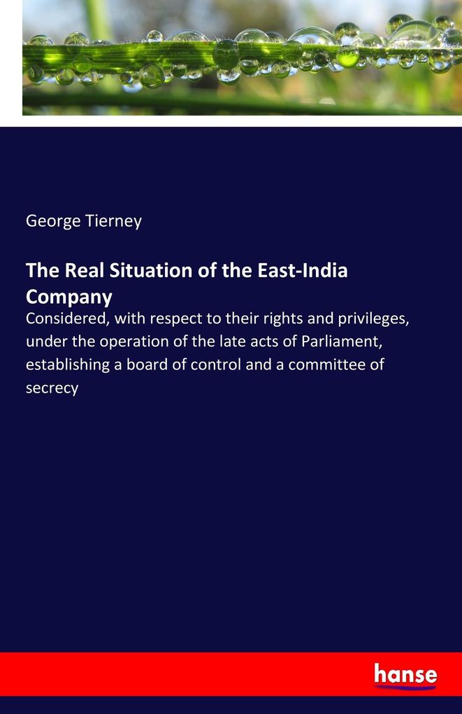 Image of The Real Situation of the East-India Company