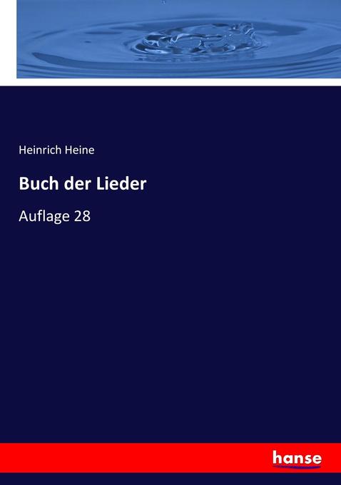 Buch der Lieder