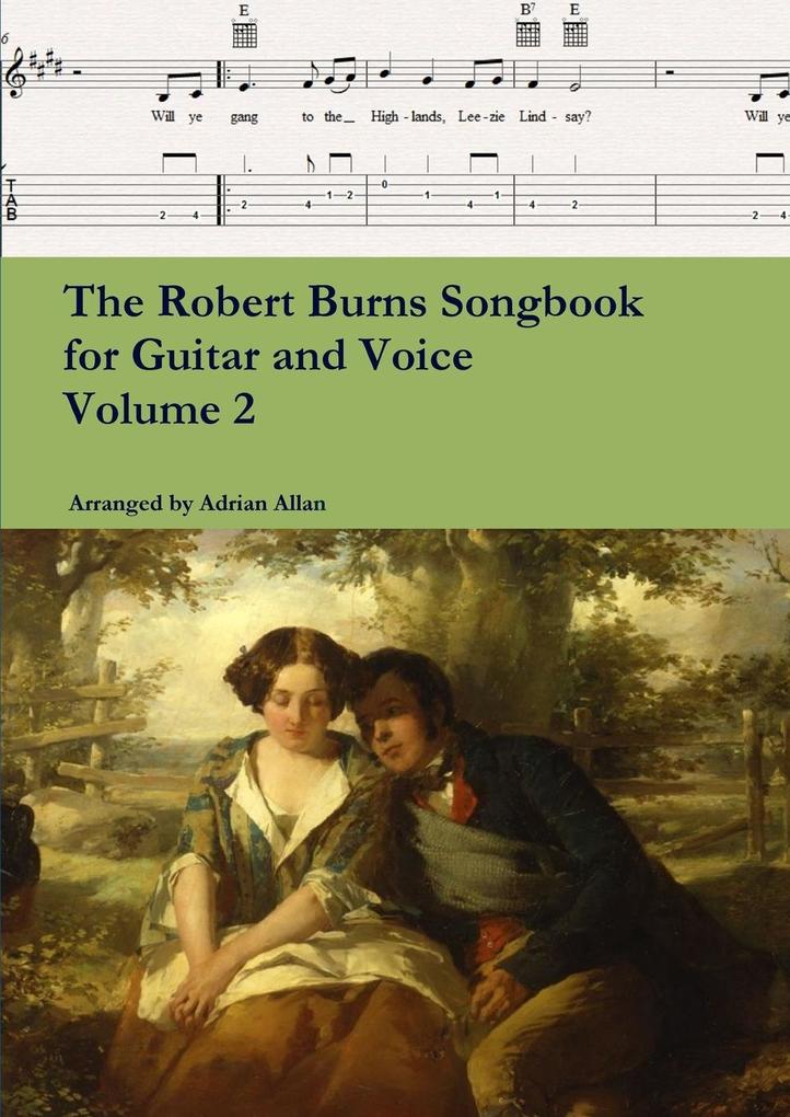 The Robert Burns Songbook for Guitar and Voice Volume 2