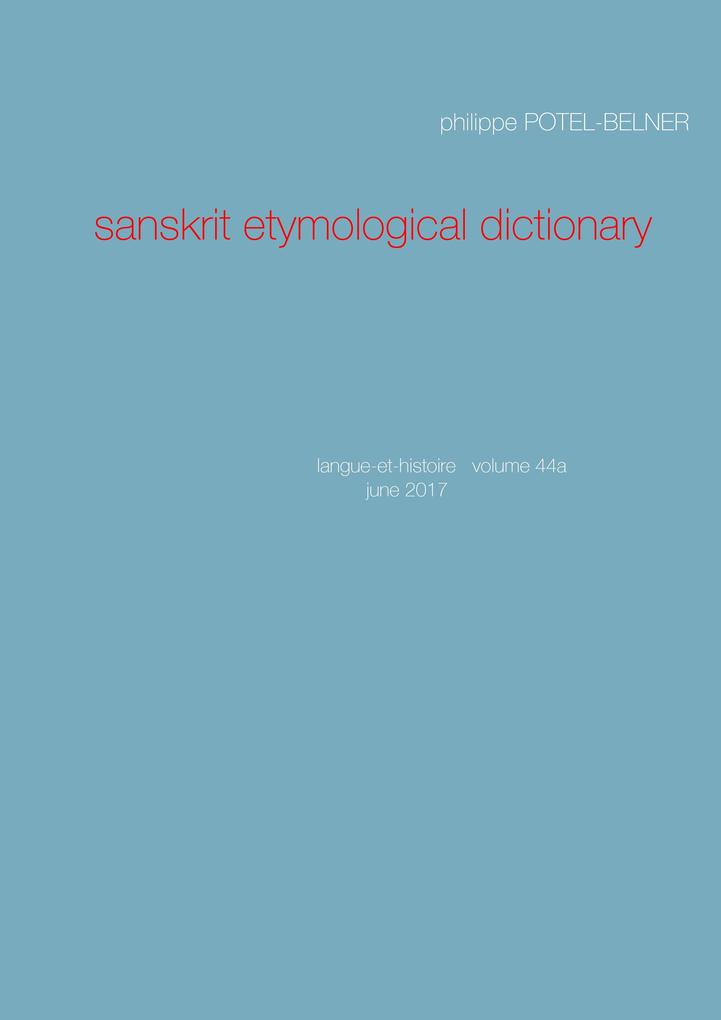 Sanskrit etymological dictionary