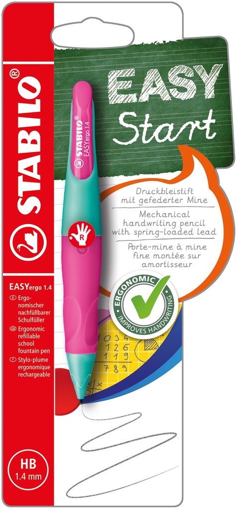 STABILO EASYergo 1.4 right-handed-Neon Pink