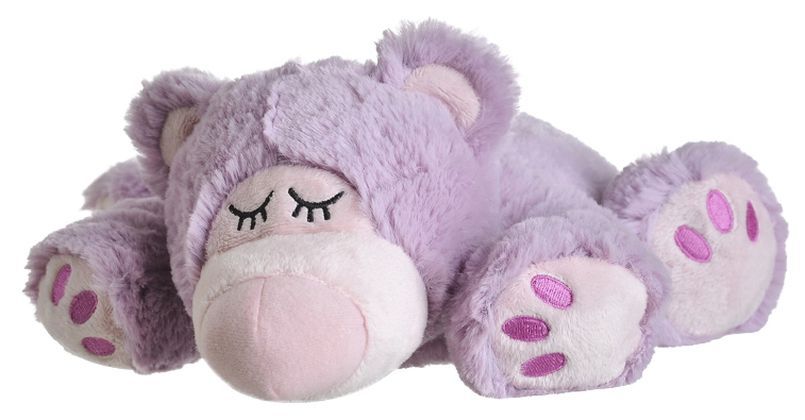 Warmies 1147 - Sleepy Bear lila herausnehmbar Wärmestofftier