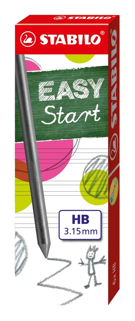 STABILO Minen EASYergo HB 7890/6-HB 3,15mm 6 Stück