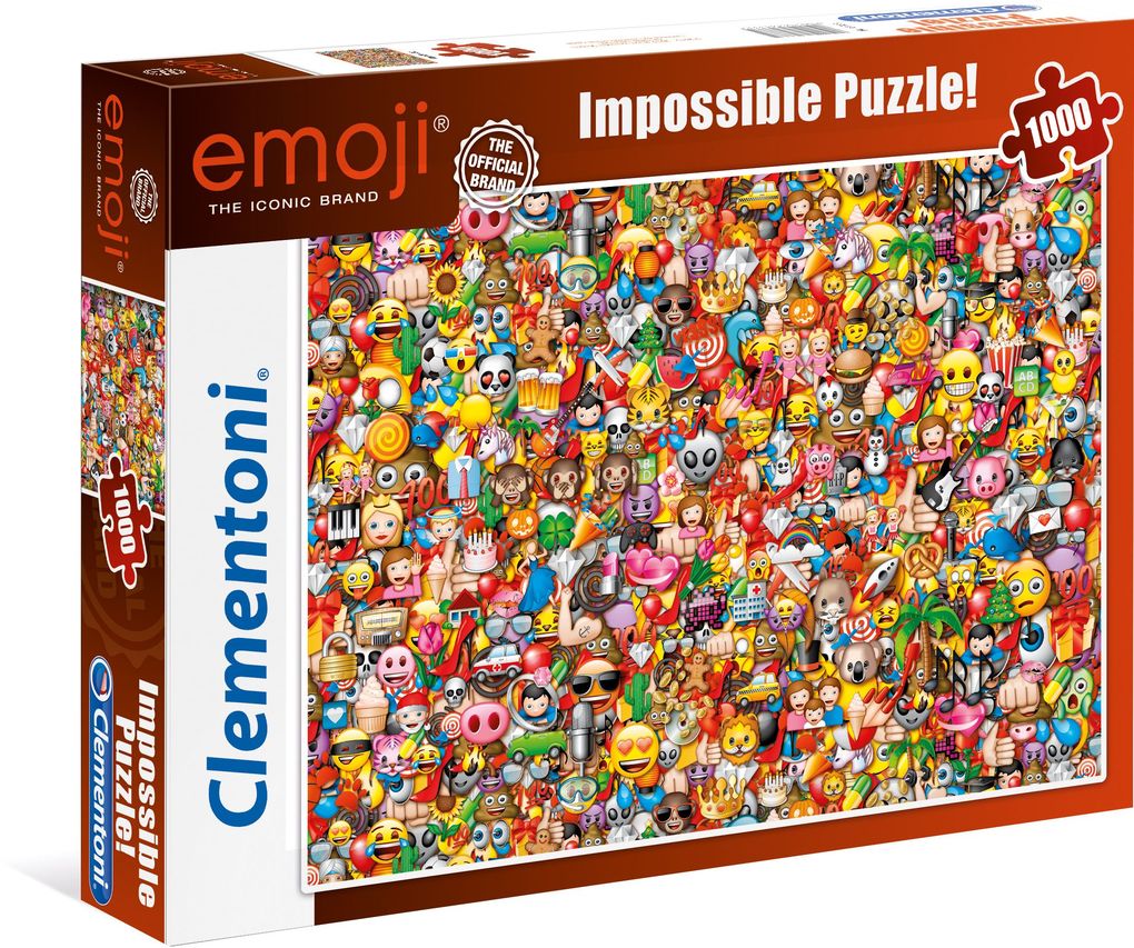 Image of Clementoni - Impossible Puzzle - Emoji 1000 Teile