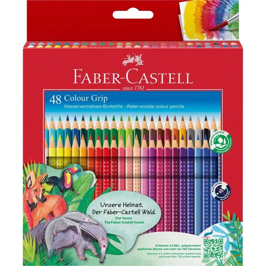 Faber-Castell Buntstift "Colour Gri" Wasservermalbar