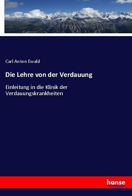 Image of Die Lehre von der Verdauung