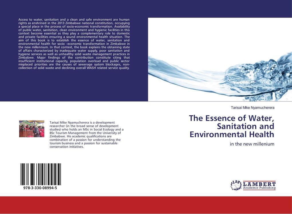 The Essence of Water Sanitation and Environmental Health