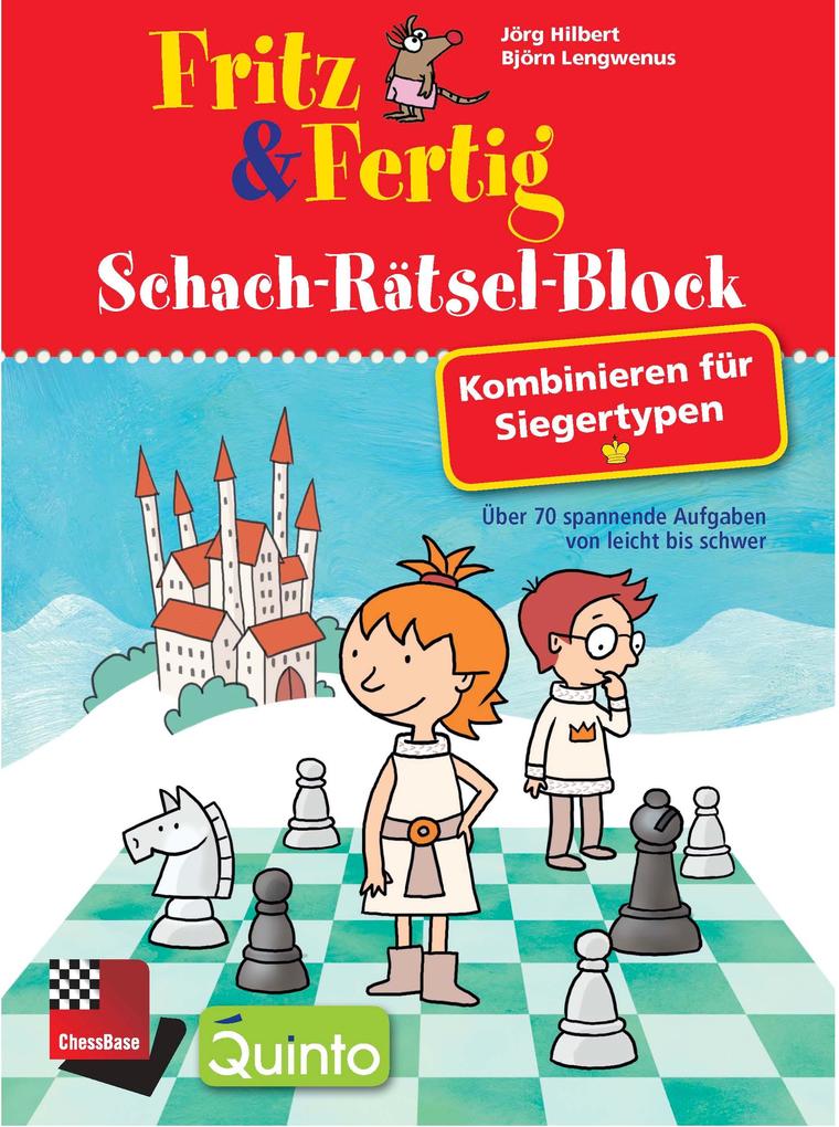 Image of Fritz & Fertig Schach-Rätsel-Block - Jörg Hilbert, Björn Lengwenus, Gebunden