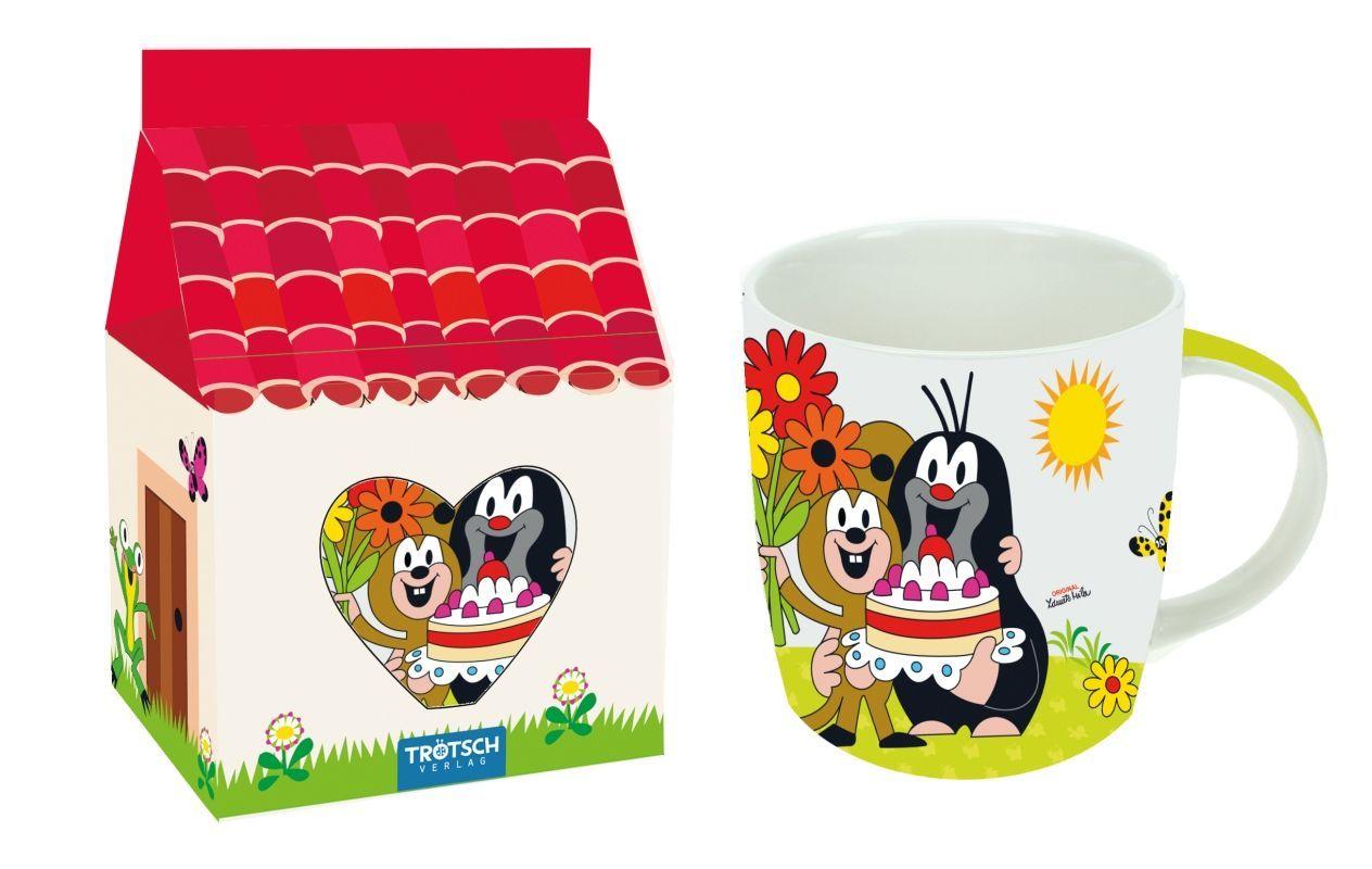 Tasse 'Der kleine Maulwurf' im Papphaus