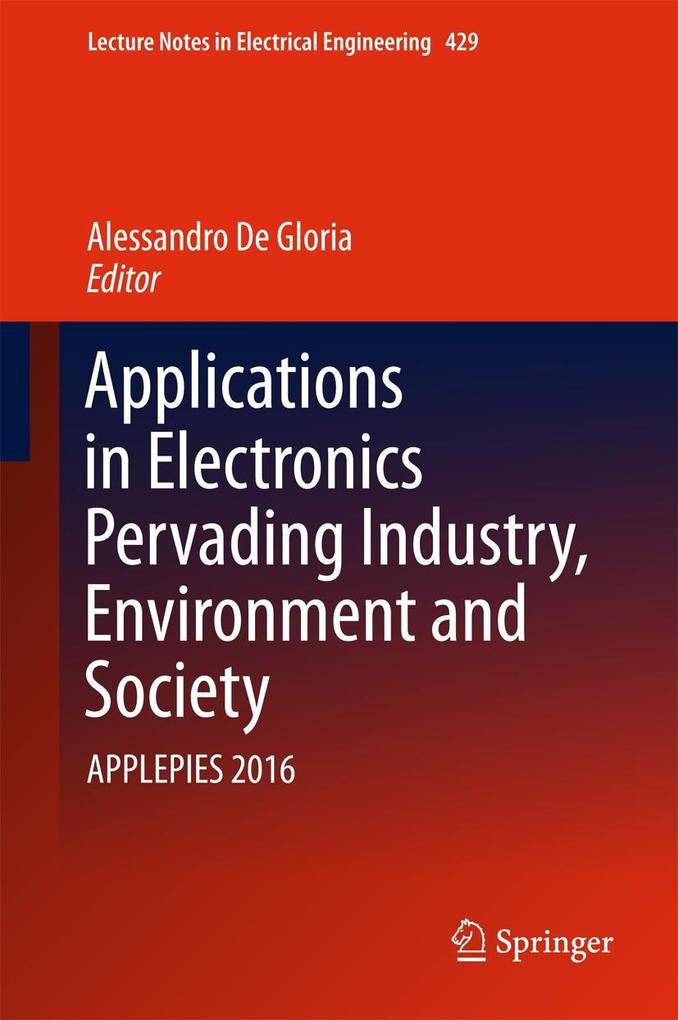 Applications in Electronics Pervading Industry Environment and Society