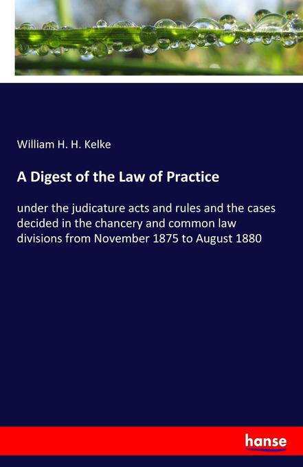Image of A Digest of the Law of Practice