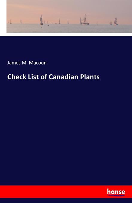 Image of Check List of Canadian Plants