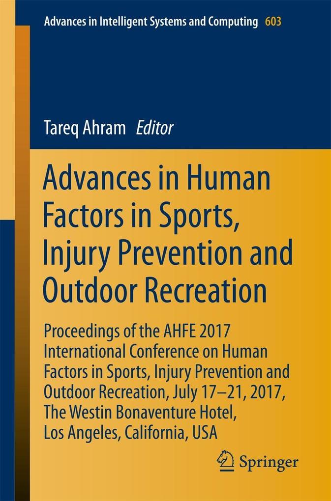 Advances in Human Factors in Sports Injury Prevention and Outdoor Recreation