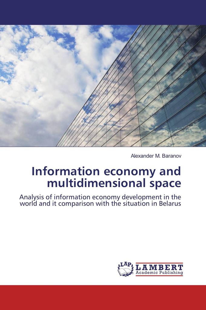 Information economy and multidimensional space