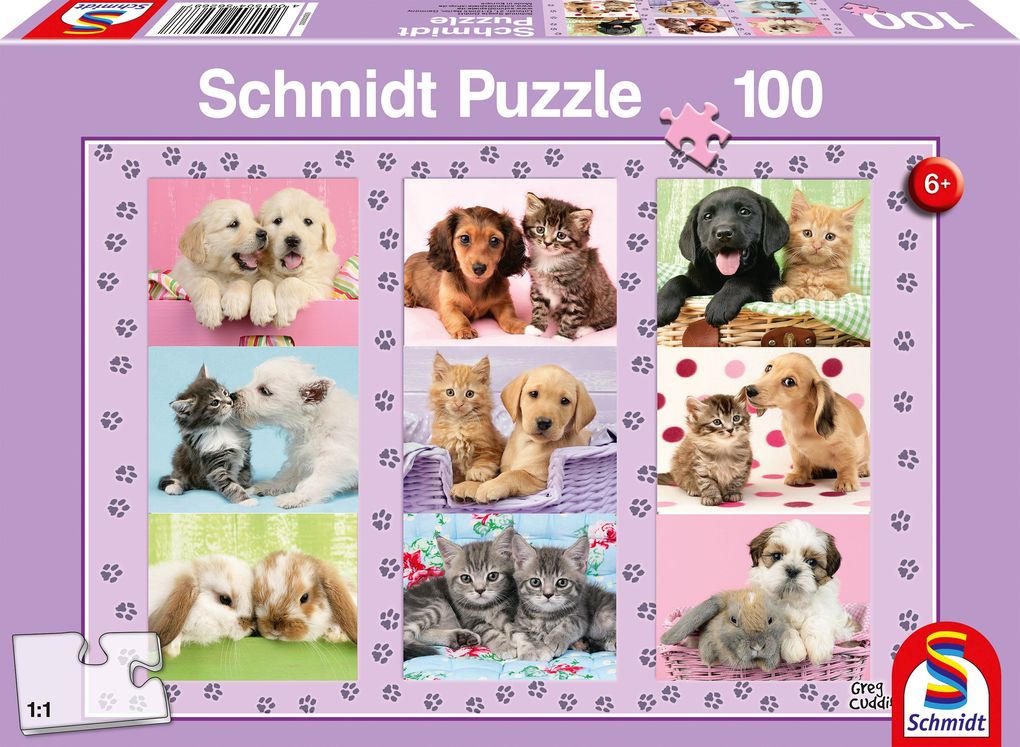 Schmidt Spiele - Meine Tierfreunde 100 Teile