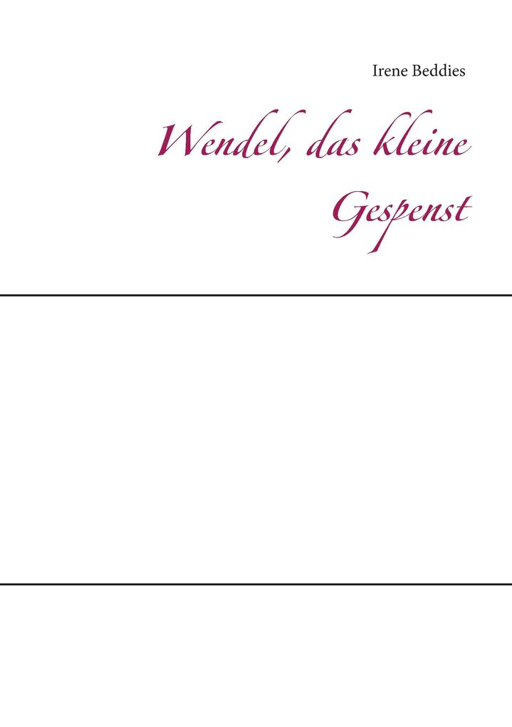 Wendel das kleine Gespenst