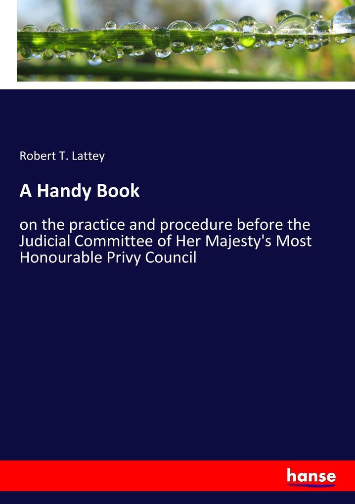 Image of A Handy Book