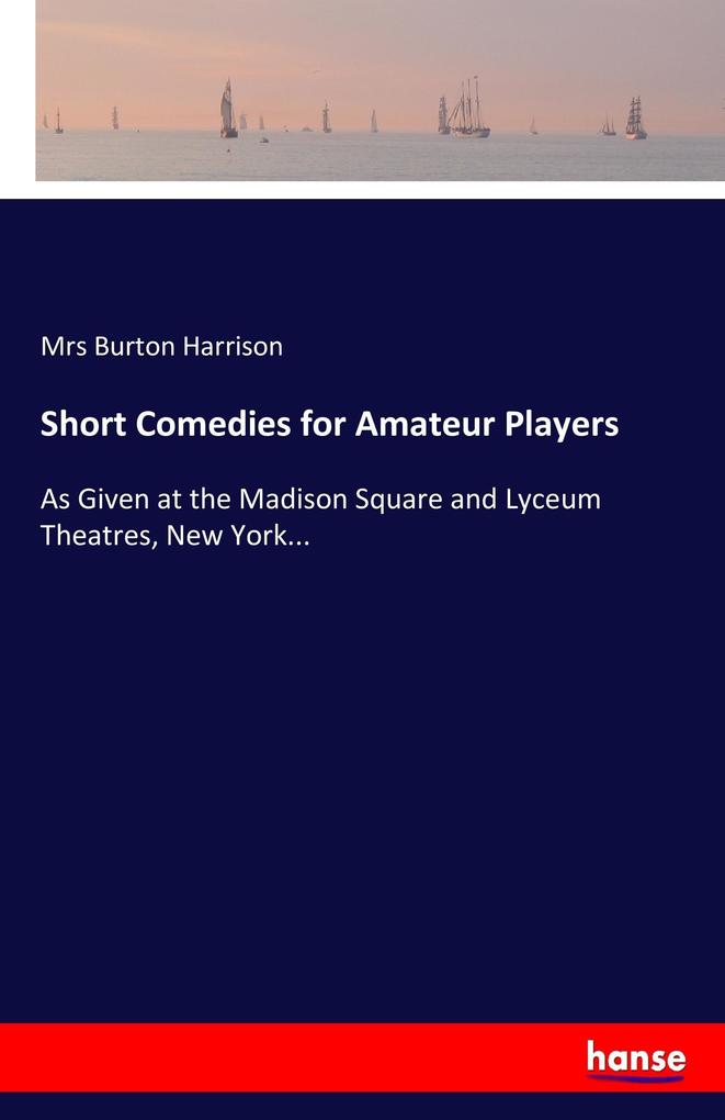 Image of Short Comedies for Amateur Players