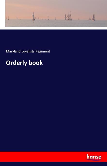 Image of Orderly book