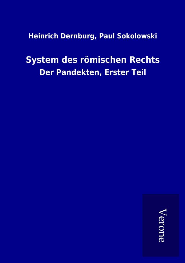 System des römischen Rechts