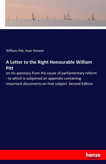 Image of A Letter to the Right Honourable William Pitt