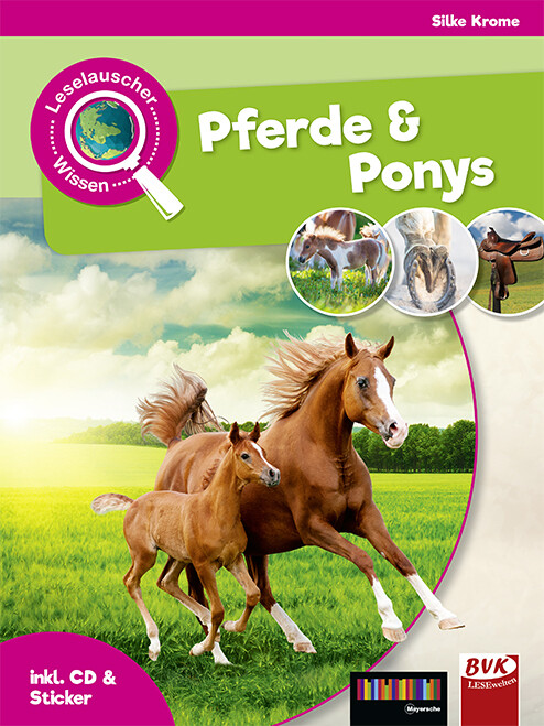 Image of Leselauscher Wissen: Pferde und Ponys (inkl. CD & Stickerbogen)
