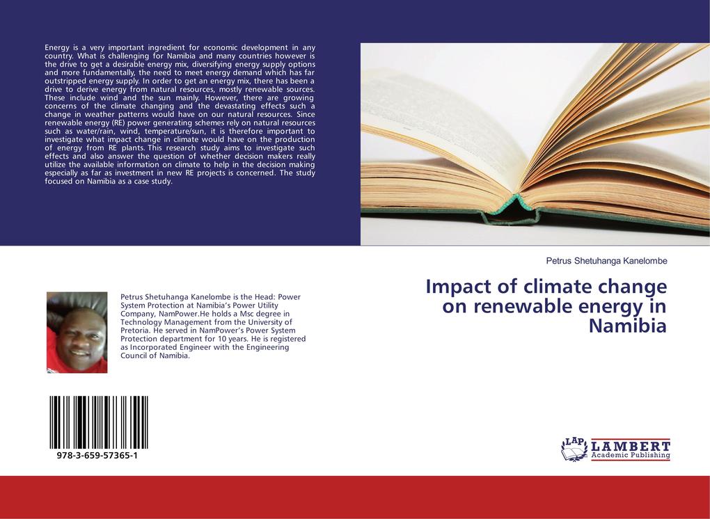 Impact of climate change on renewable energy in Namibia