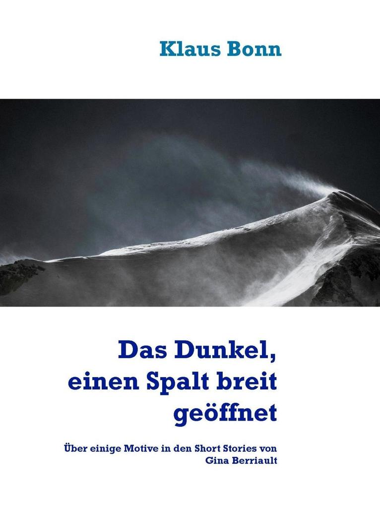 Das Dunkel einen Spalt breit geöffnet