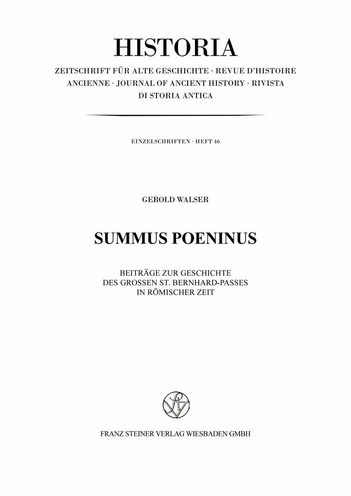 Summus Poeninus