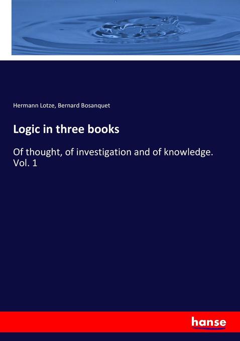 Logic in three books