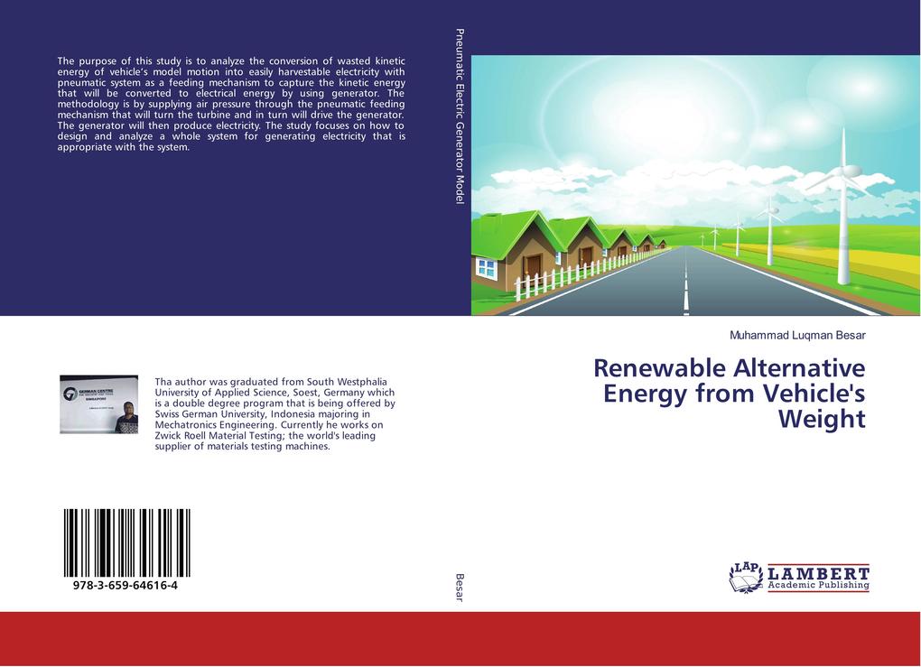 Renewable Alternative Energy from Vehicle's Weight