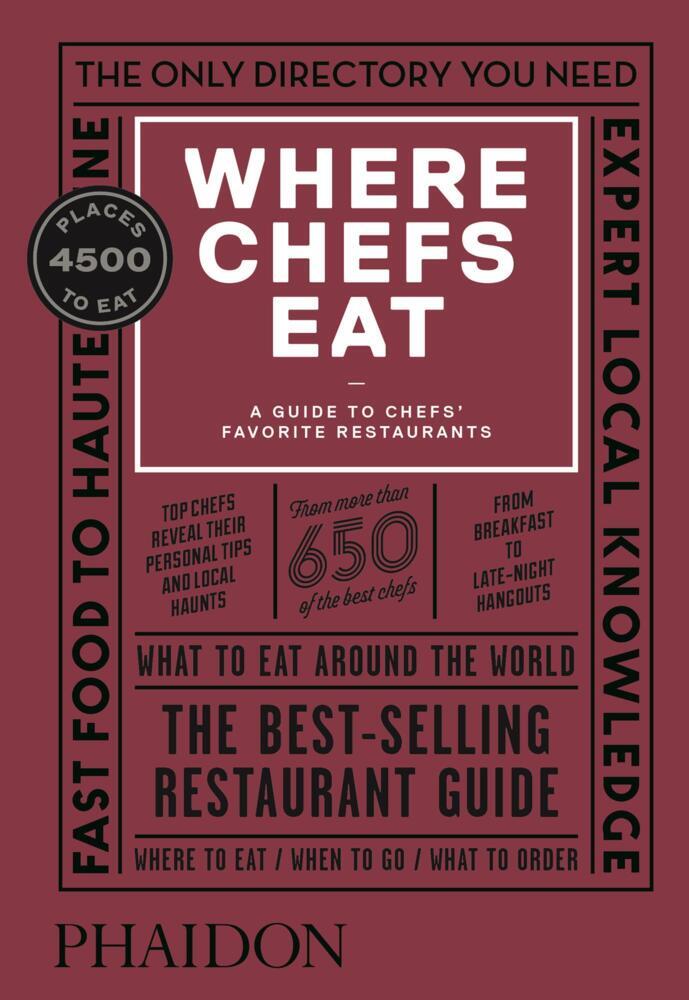 Phaidon Press Where Chefs Eat