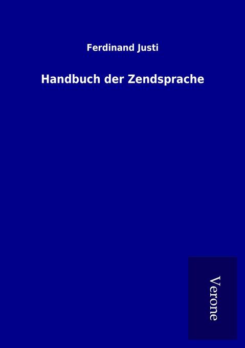 Handbuch der Zendsprache