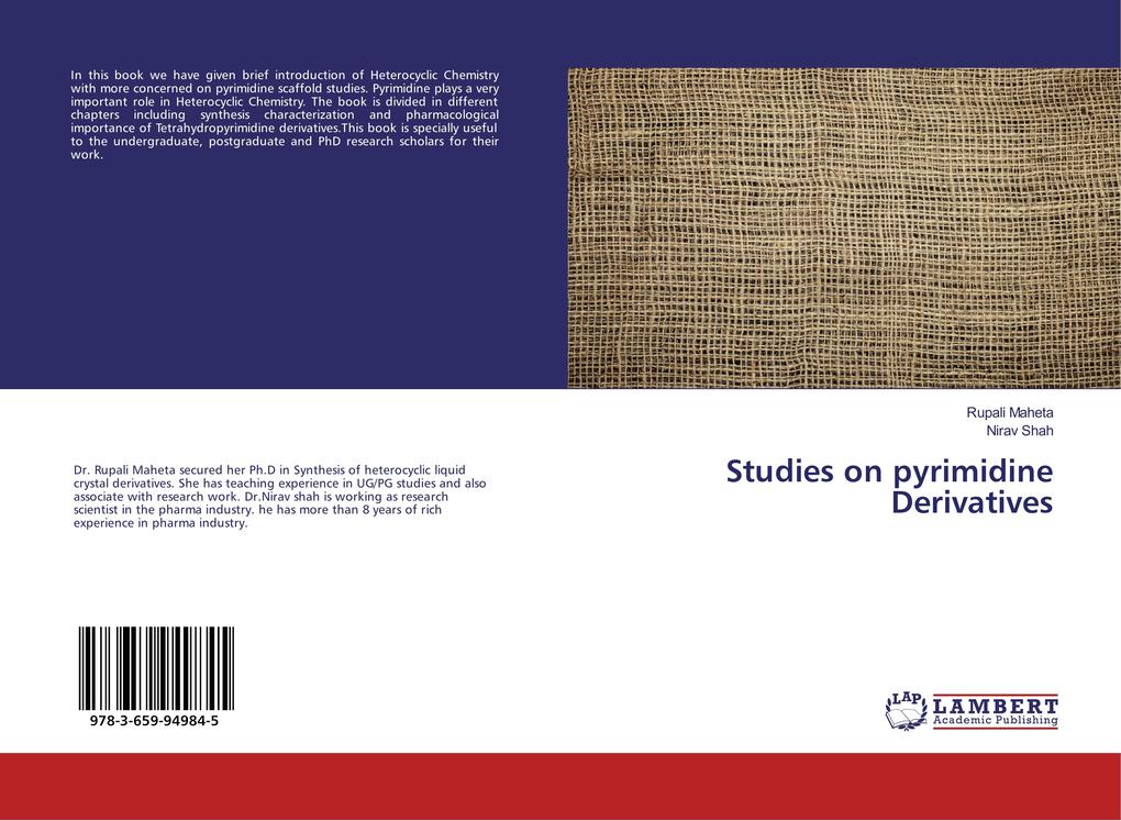 Studies on pyrimidine Derivatives