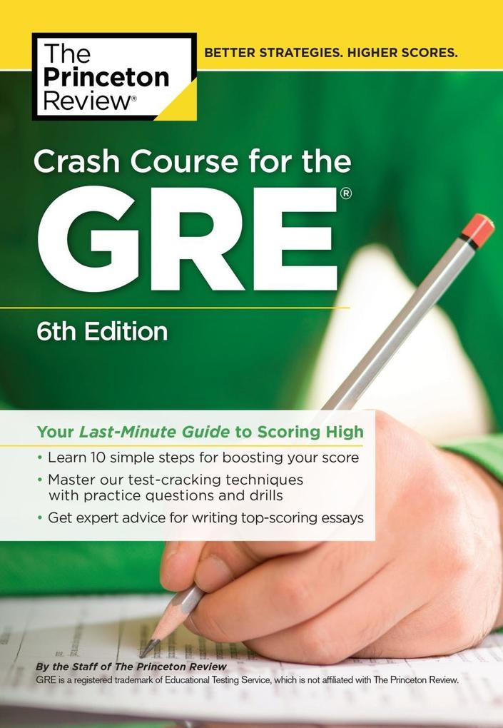 Crash Course for the GRE 6th Edition