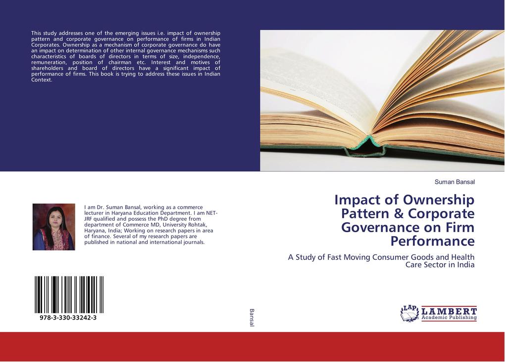 Impact of Ownership Pattern & Corporate Governance on Firm Performance