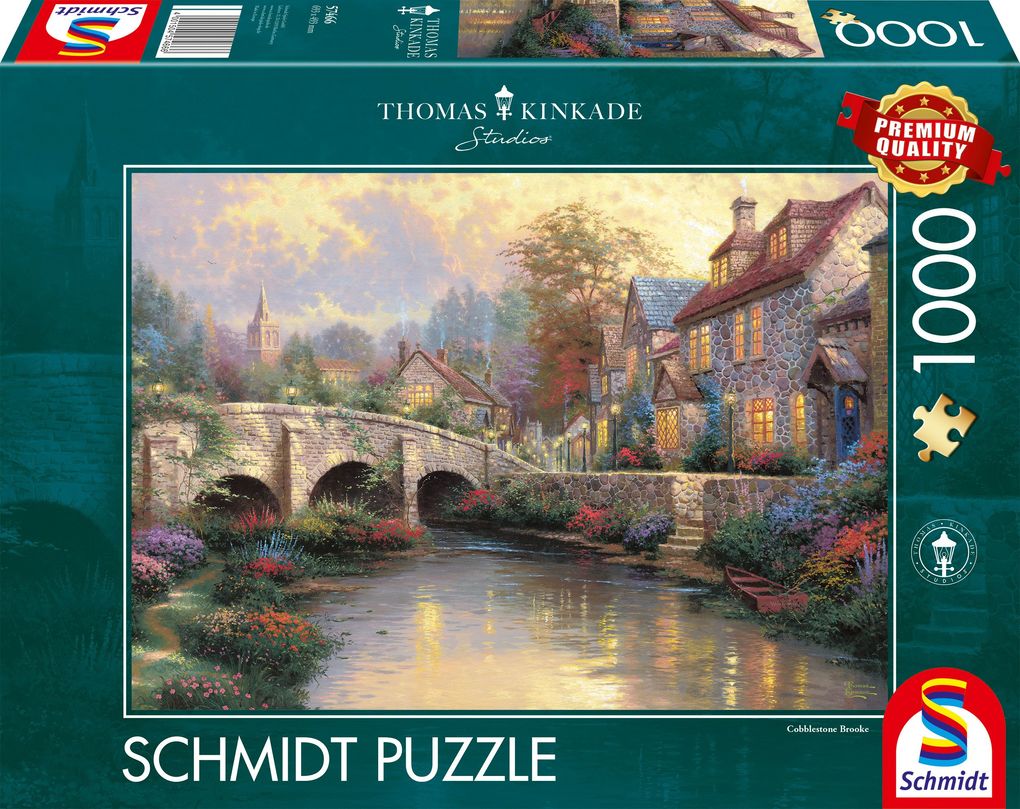 Image of Bei der alten Brücke. Puzzle 1000 Teile