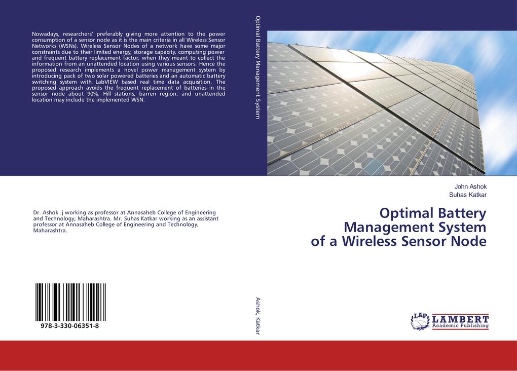Optimal Battery Management System of a Wireless Sensor Node