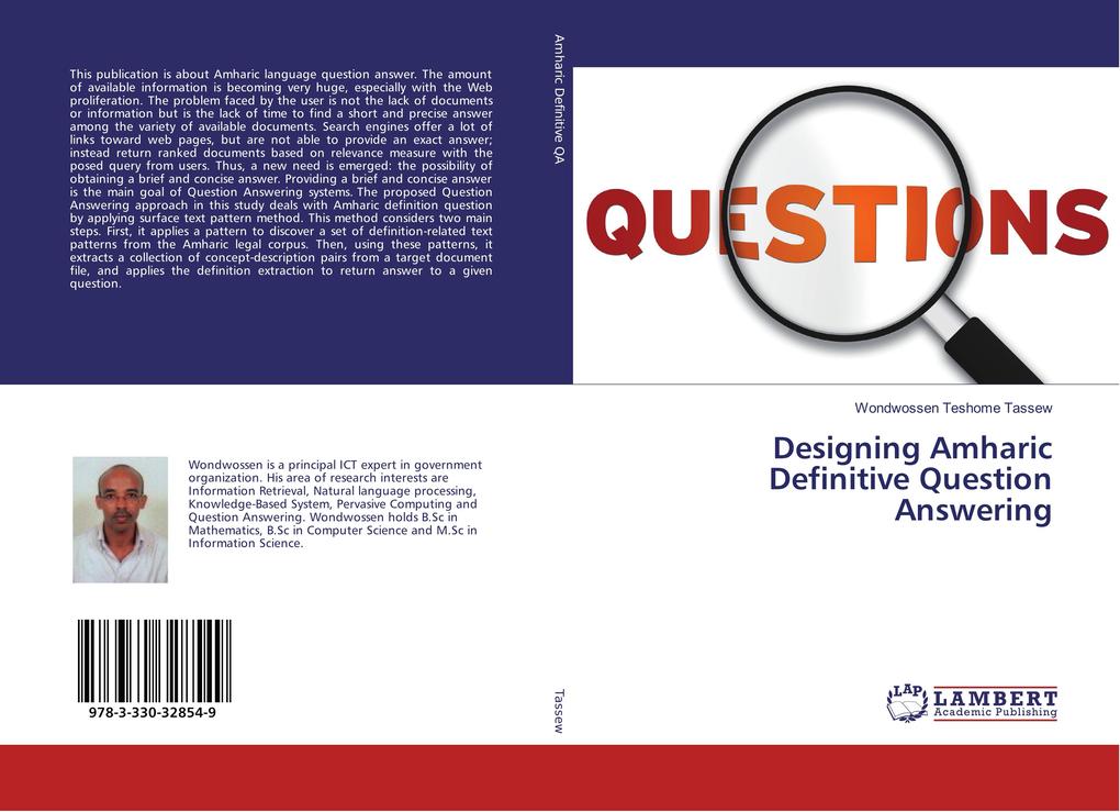 Designing Amharic Definitive Question Answering