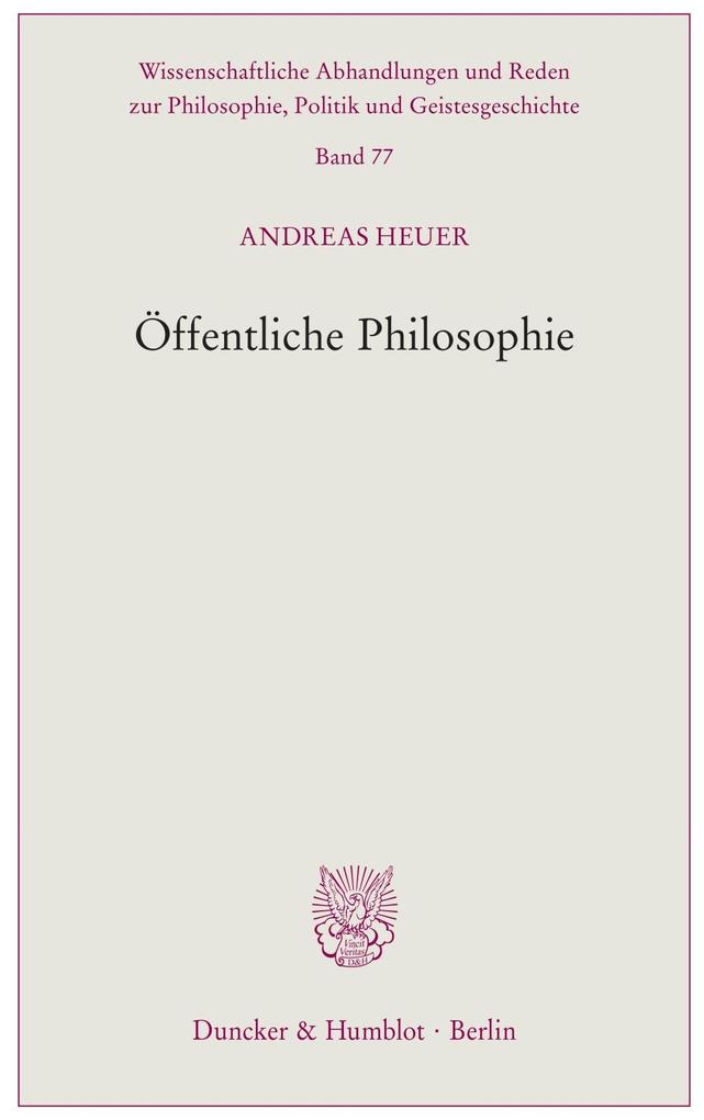 Öffentliche Philosophie.
