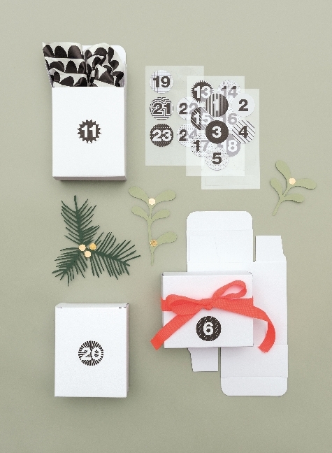 Adventskalender Boxen Weiss 24 Stück