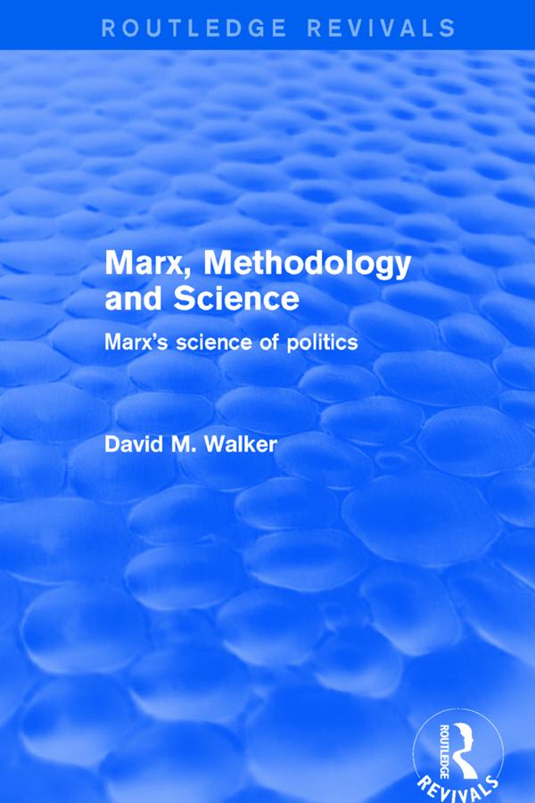 Marx Methodology and Science