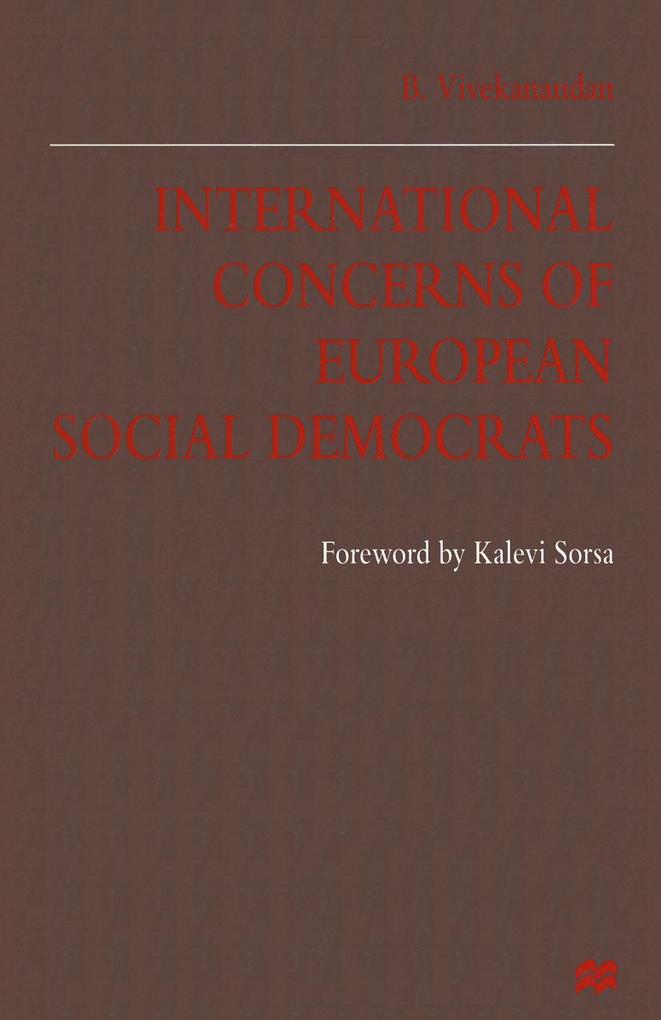 International Concerns of European Social Democrats