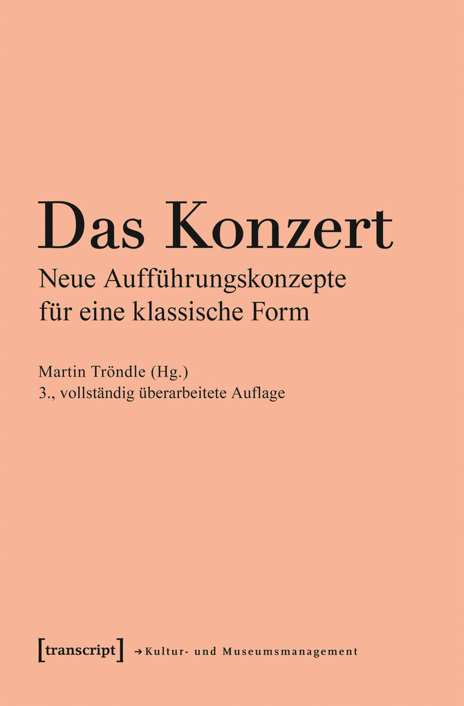Das Konzert als eBook Download von Martin Tröndle - Martin Tröndle
