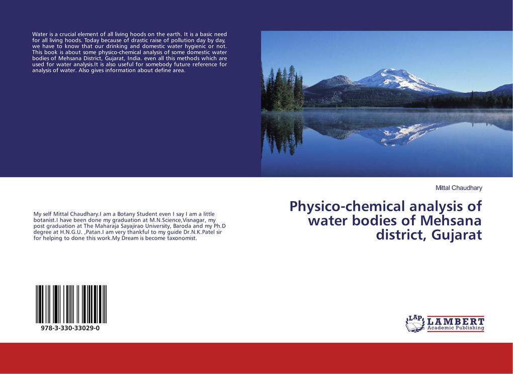 Physico-chemical analysis of water bodies of Mehsana district Gujarat