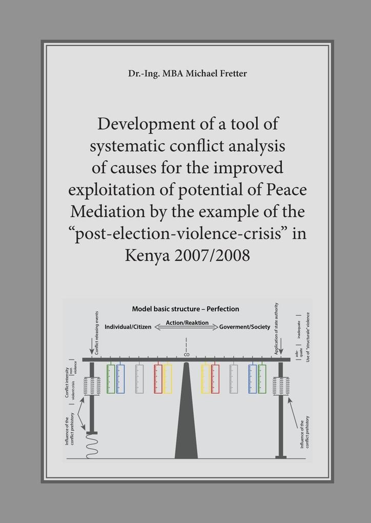 Development of a tool of systematic conflict analysis of causes for the improved exploitation of potential of Peace Mediation by the example of the post-election-violence-crisis in Kenya 2007/2008