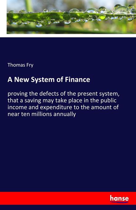 A New System of Finance